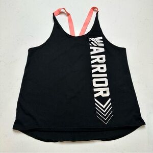 Black Tank Top with Pink Accents